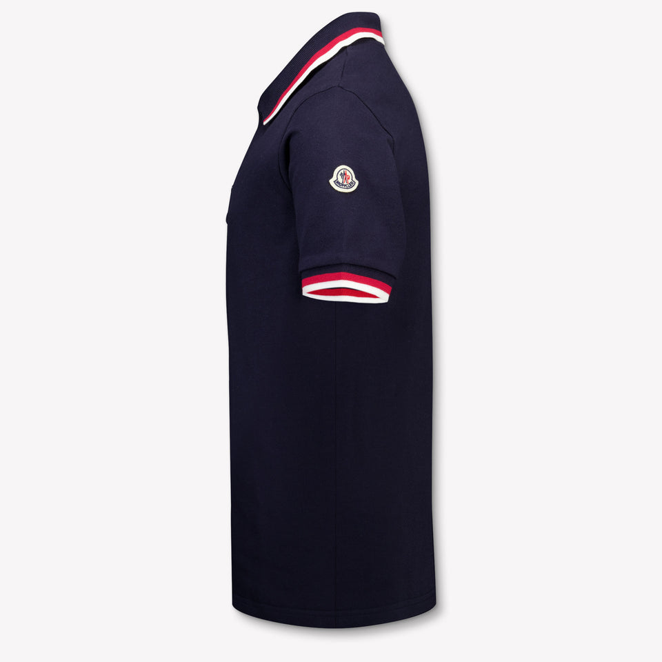 Moncler niños Chicos polo en Navy