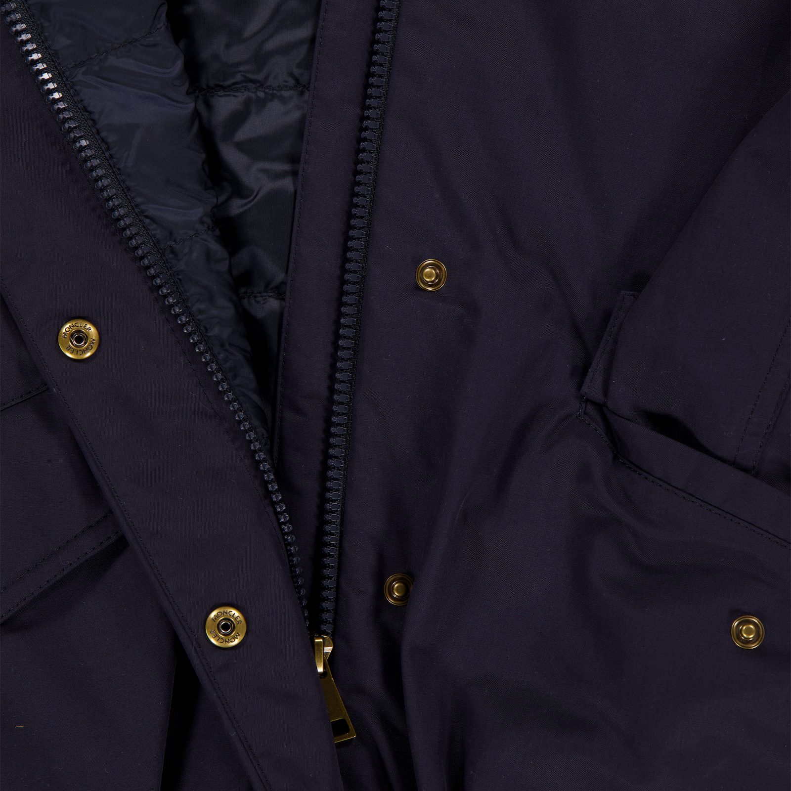 Moncler Eucalyptus Enfant Filles Veste d'été Navy