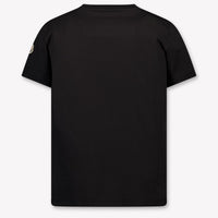 Moncler Enfants Garçons T-shirt dans Noir