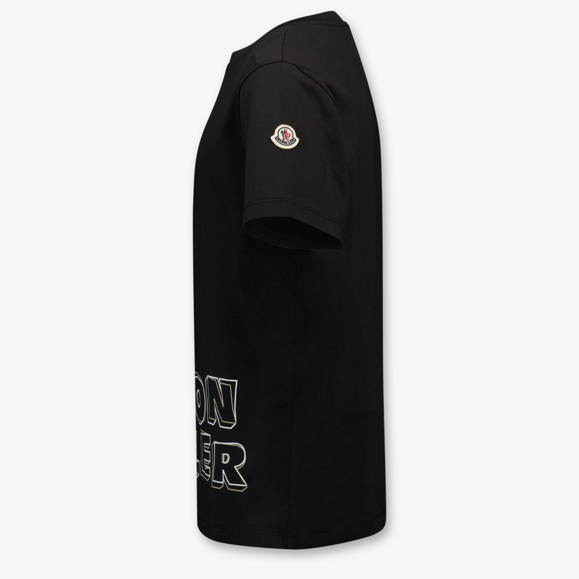 Moncler Bambini Ragazzi Maglietta dentro Nero