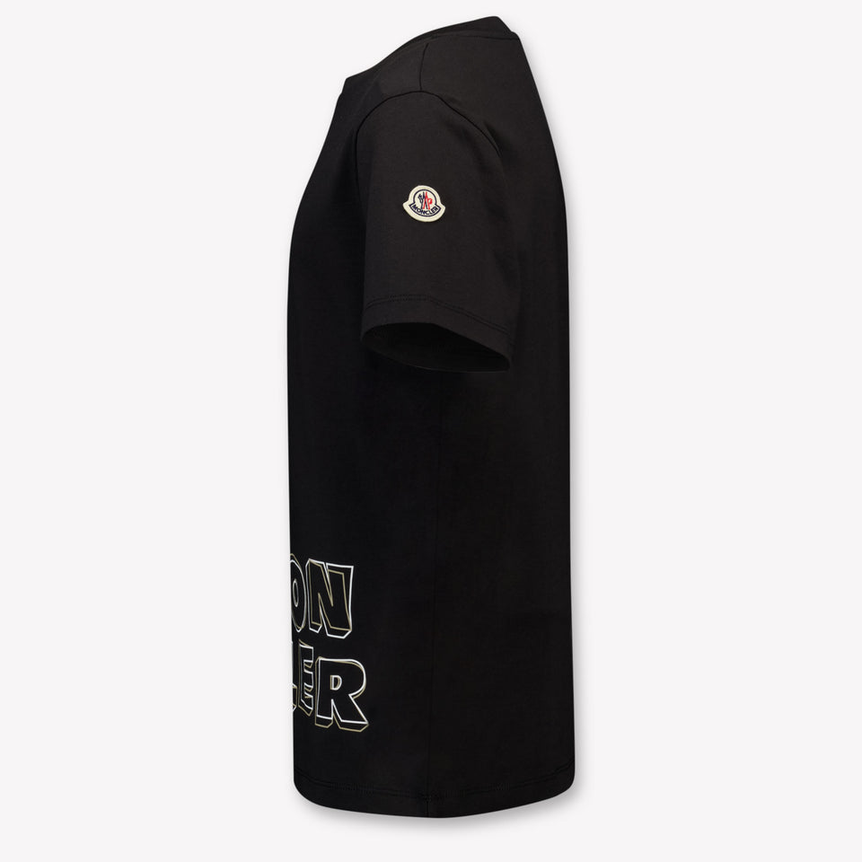 Moncler Bambini Ragazzi Maglietta dentro Nero