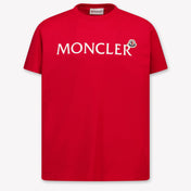 Moncler Kinder Meisjes T-Shirt In Rood