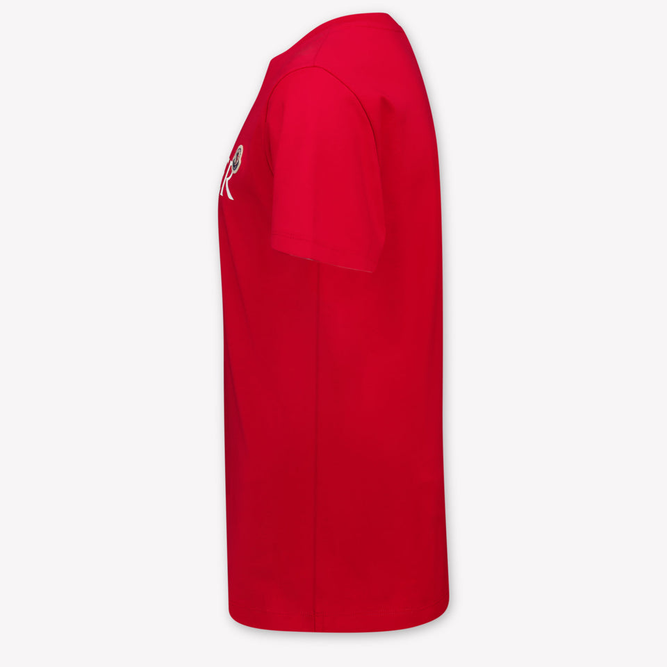 Moncler Kinder Meisjes T-Shirt In Rood