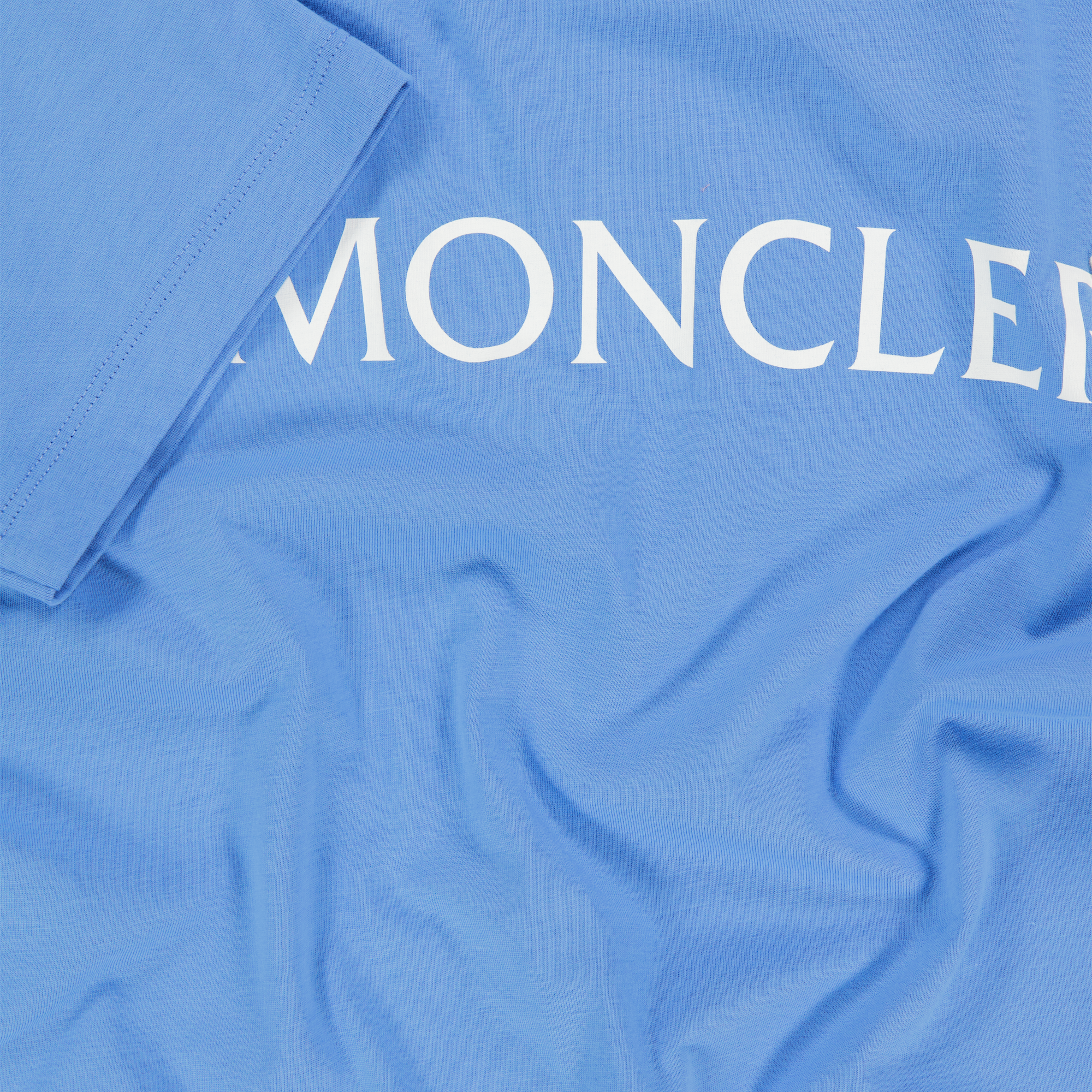 Moncler niños Chicas Camiseta adentro Azul Claro