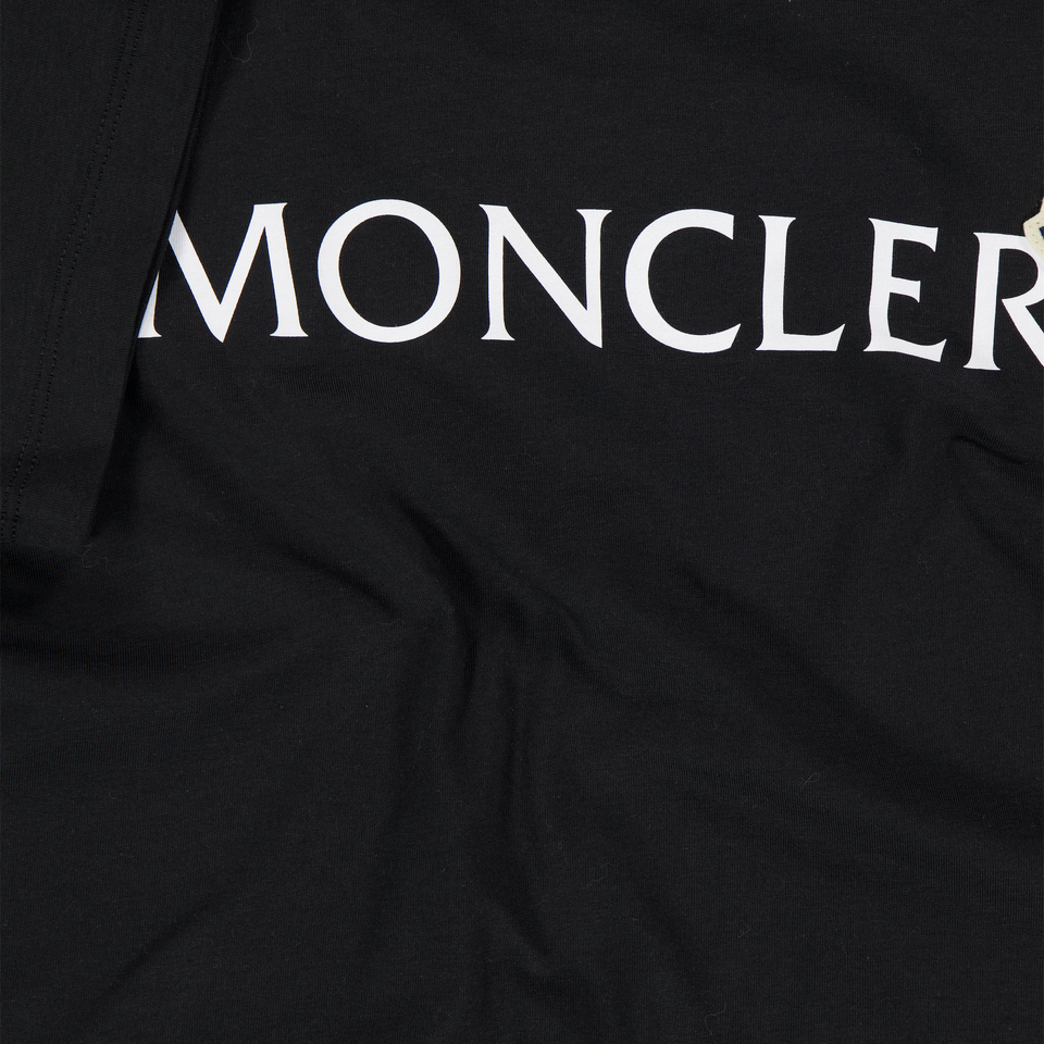Moncler niños Chicas Camiseta adentro Negro