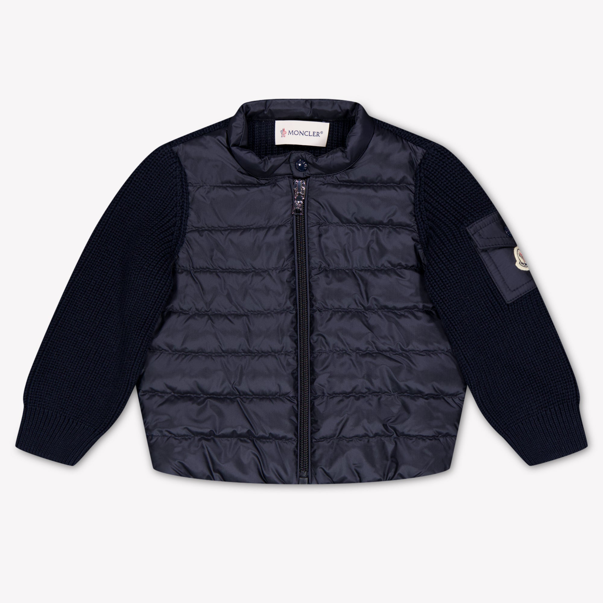 Moncler bebe Chicos Cárdigan en Navy