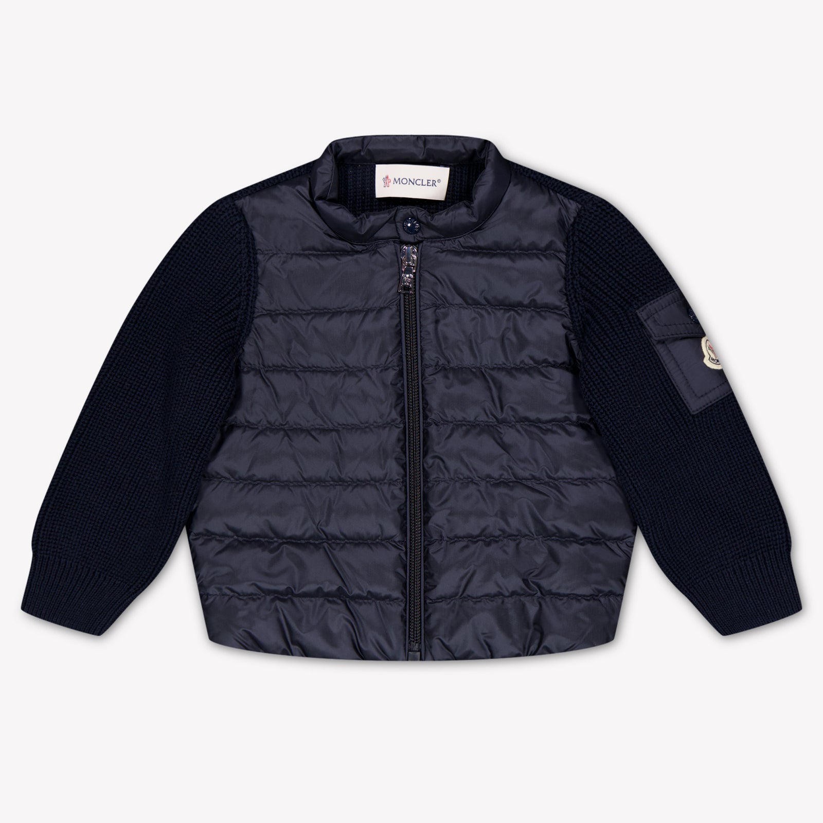 Moncler bebe Chicos Cárdigan en Navy