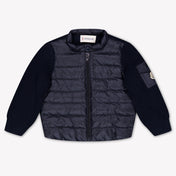 Moncler bebe Chicos Cárdigan en Navy