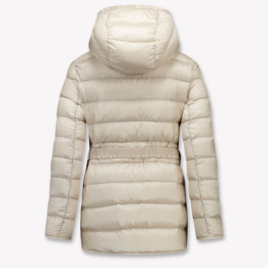 Moncler Argenno Kinder Ragazze In mezzo alla giacca Beige