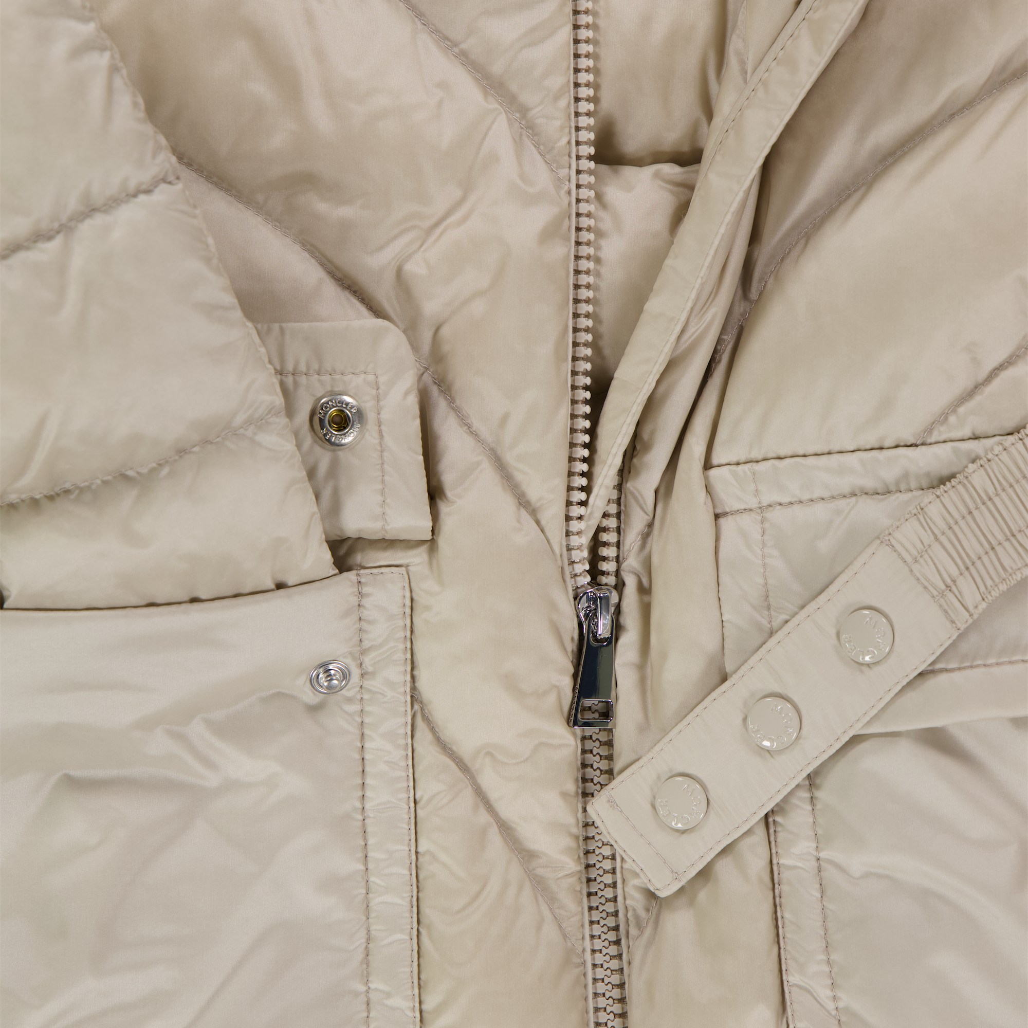 Moncler Argenno Kinder Filles Entre les vestes Beige
