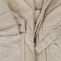 Moncler Argenno Kinder Ragazze In mezzo alla giacca Beige