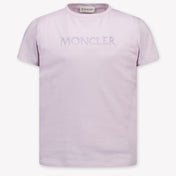 Moncler Kinder Jongens T-Shirt In Lila