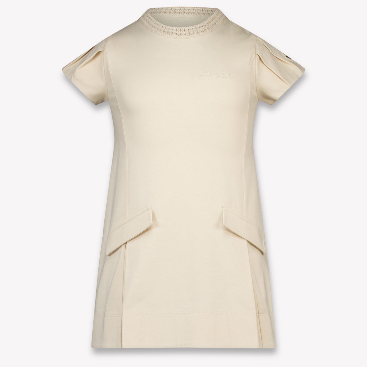 Moncler Bambini Ragazze Vestirsi Off White