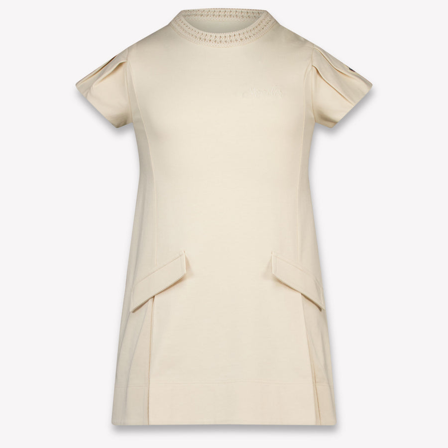 Moncler Bambini Ragazze Vestirsi Off White