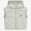 Moncler Kamil Kinder Ragazze Smanicato dentro Verde Chiaro