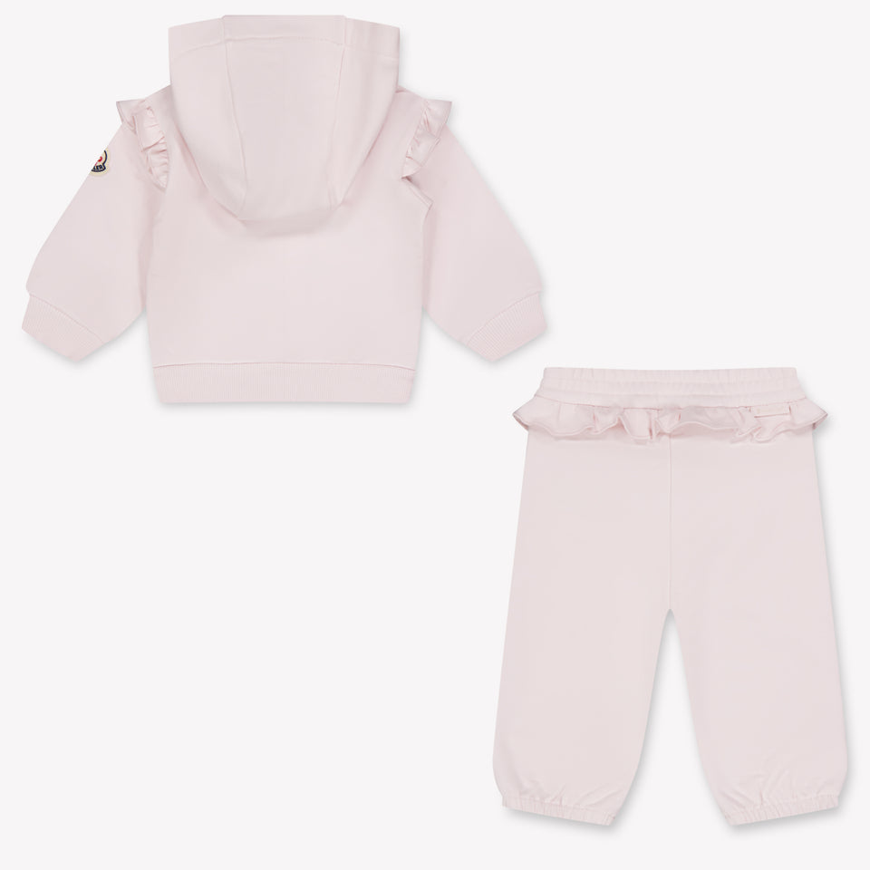 Moncler Baby Mädchen Jogginganzug In Hellrosa