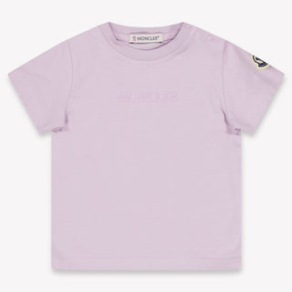 Moncler bebe Chicas Camiseta adentro Lila