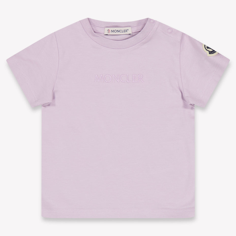 Moncler Baby Mädchen T-Shirt In Flieder