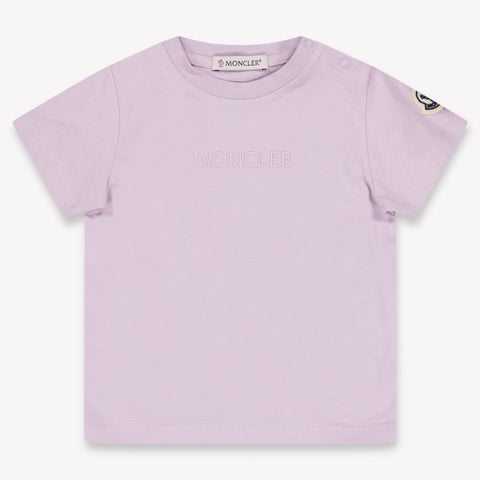 Moncler bebe Chicas Camiseta adentro Lila