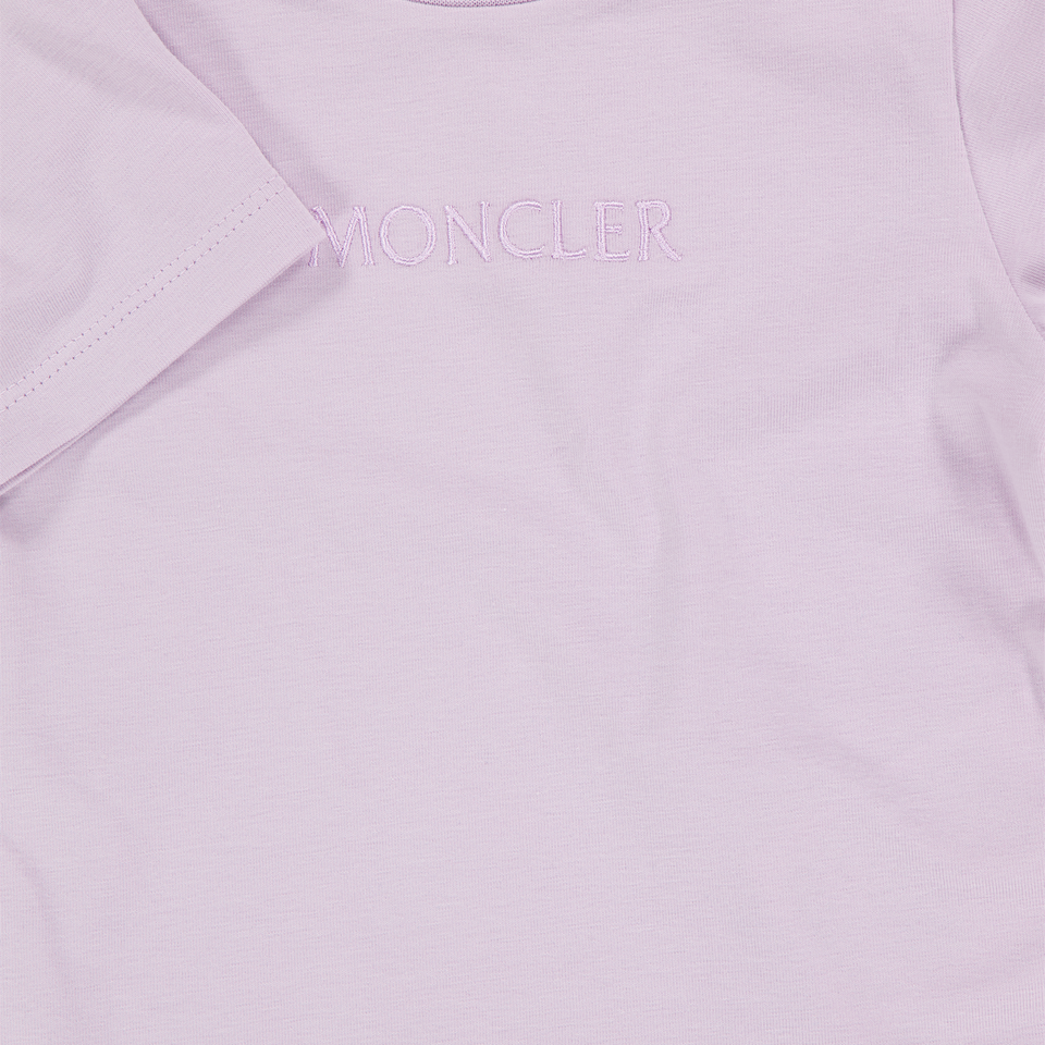 Moncler Baby Mädchen T-Shirt In Flieder