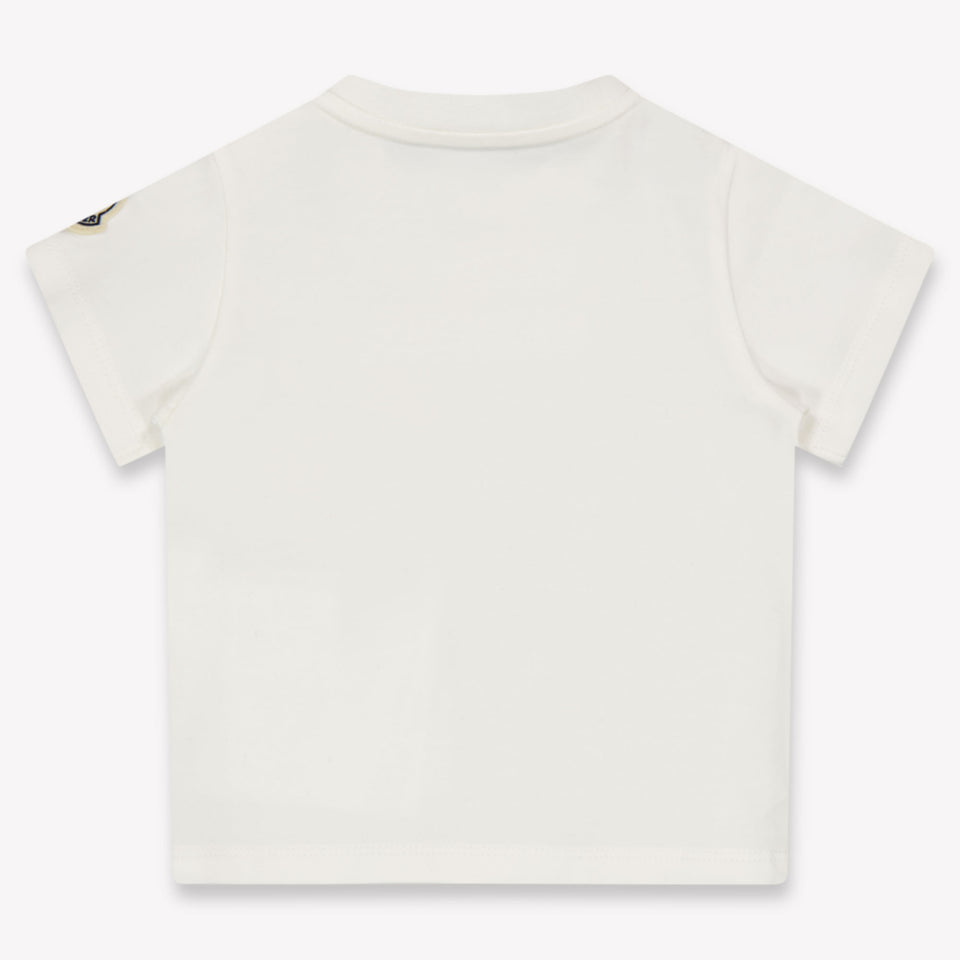 Moncler Baby Mädchen T-Shirt In Weiß
