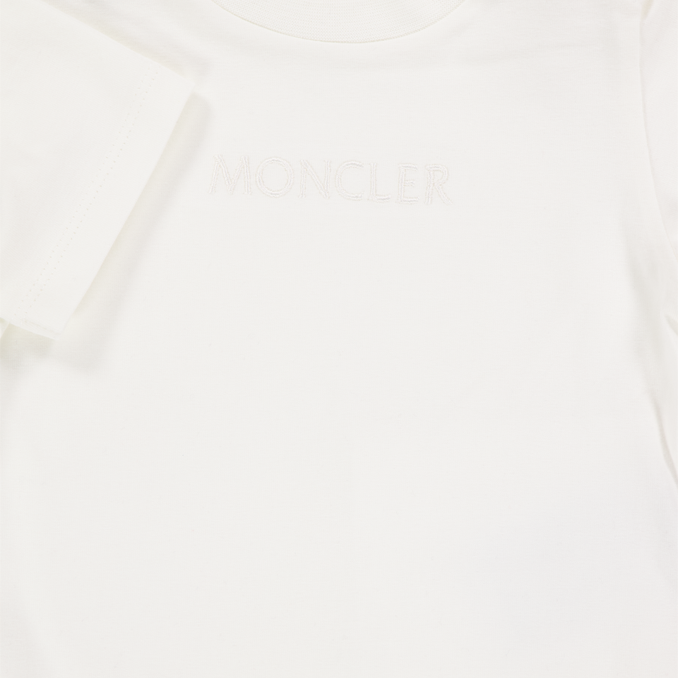 Moncler Baby Mädchen T-Shirt In Weiß