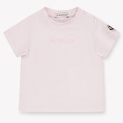 Moncler bebe Chicas Camiseta adentro Rosa claro