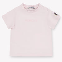 Moncler Bébé Filles T-shirt dans Rose Léger