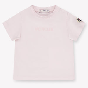 Moncler Bébé Filles T-shirt dans Rose Léger