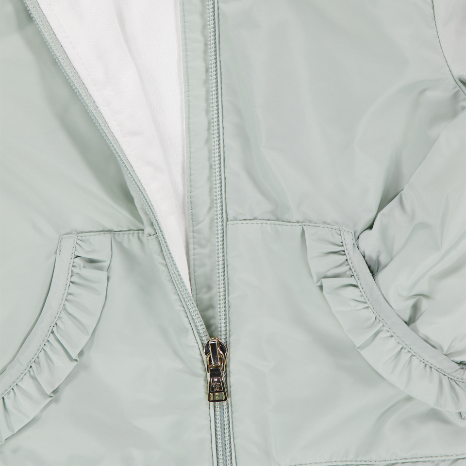 Moncler Bébé Nigar Filles Veste d'été Vert-Clair