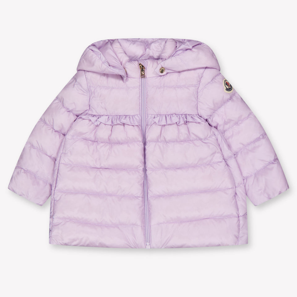 Moncler bebé nevra Chicas Entre chaqueta Rosa claro