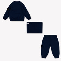 Stone Island bebe Chicos Establecer en Navy