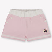 Moncler bebe Chicas pantalones cortos en Rosa claro