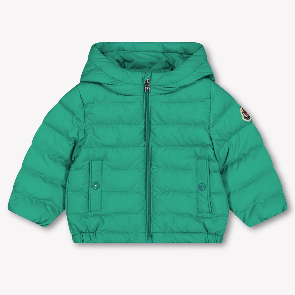 Moncler Dilar Baby Ragazzi In mezzo alla giacca Verde