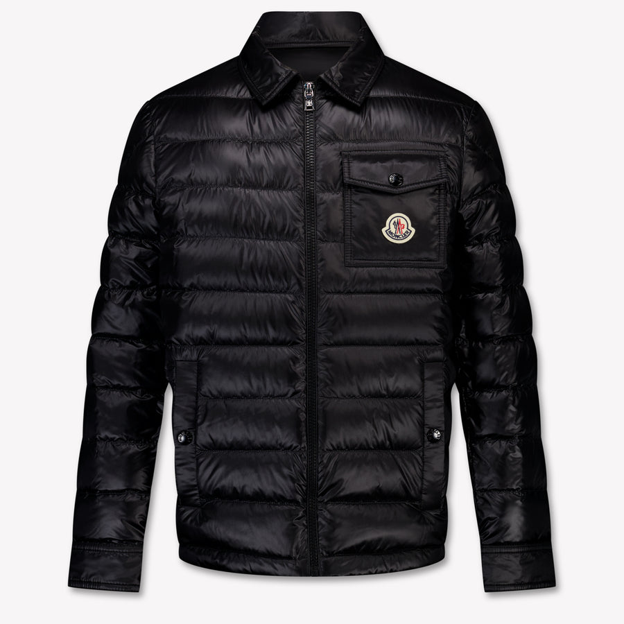 Moncler Mourillon Jungen Übergangsjacke in Schwarz
