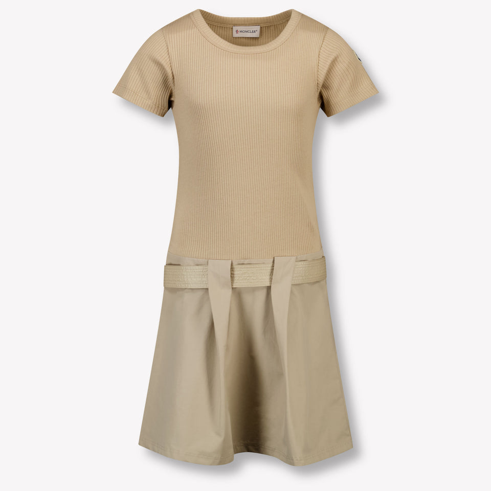 Moncler Bambini Ragazze Vestirsi Beige