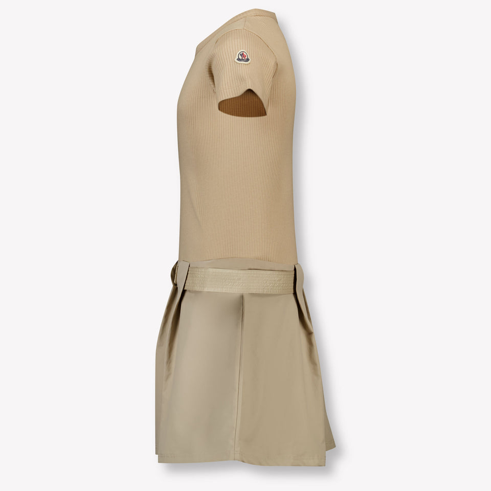 Moncler Bambini Ragazze Vestirsi Beige