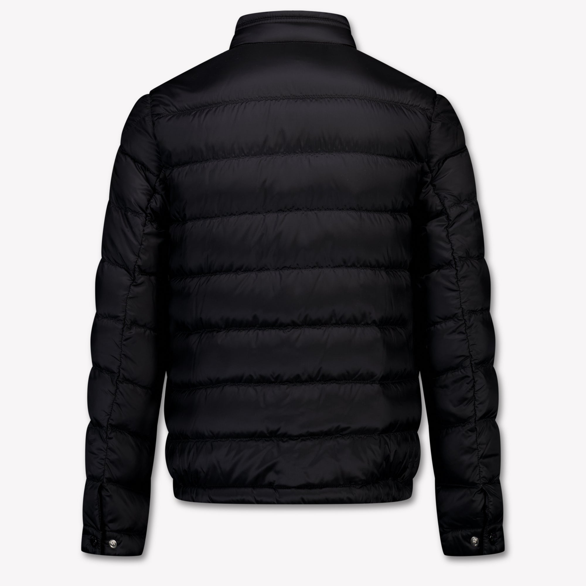 Moncler Bambini Ragazzi In mezzo alla giacca Nero