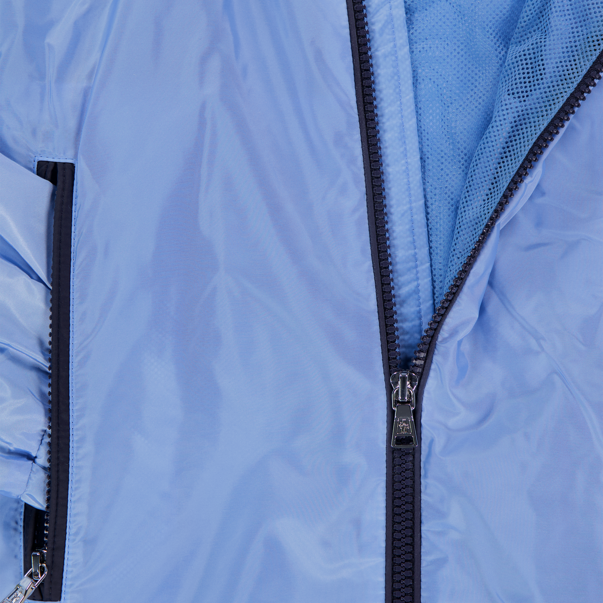 Moncler Banu Kinder Garçons Veste d'été Bleu Clair