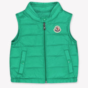 Moncler Neues Amaury-Baby Jungen Bodywarmer In Grün