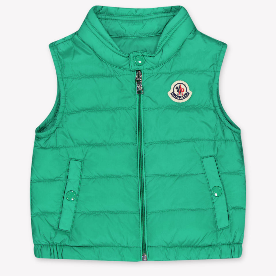 Moncler Neues Amaury-Baby Jungen Bodywarmer In Grün