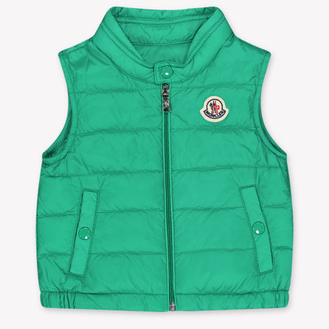 Moncler Neues Amaury-Baby Jungen Bodywarmer In Grün