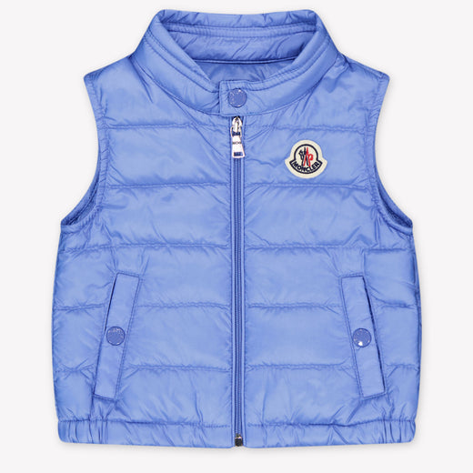 Moncler Il nuovo Amaury Baby Ragazzi Smanicato dentro Azzurro