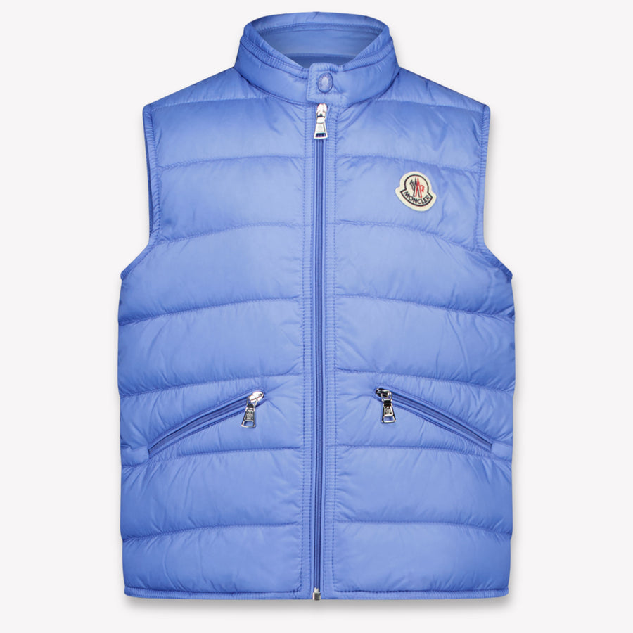 Moncler Gui Kinder Chicos Chaleco interior Azul Claro
