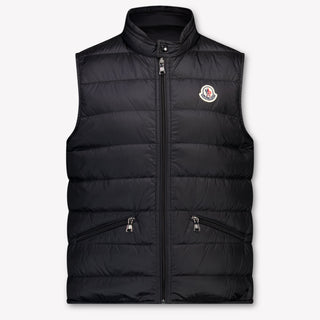 Moncler Gui Kinder Jungen Bodywarmer In Schwarz