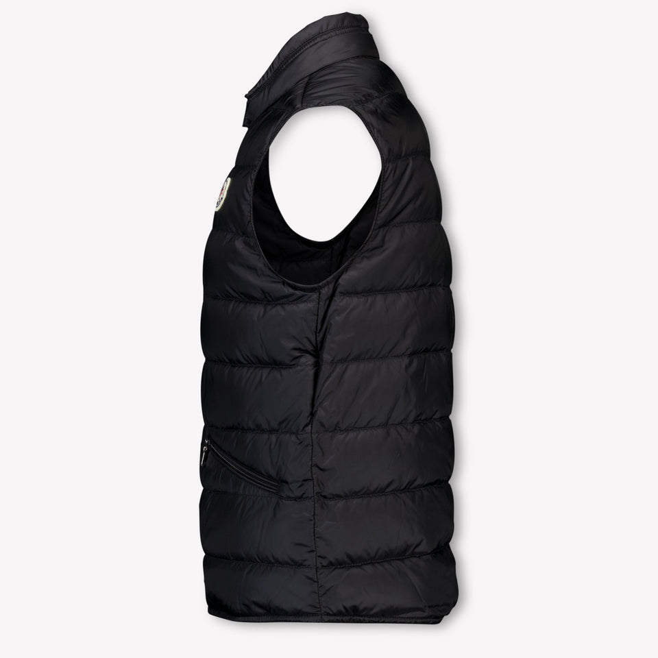 Moncler Gui Kinder Jungen Bodywarmer In Schwarz