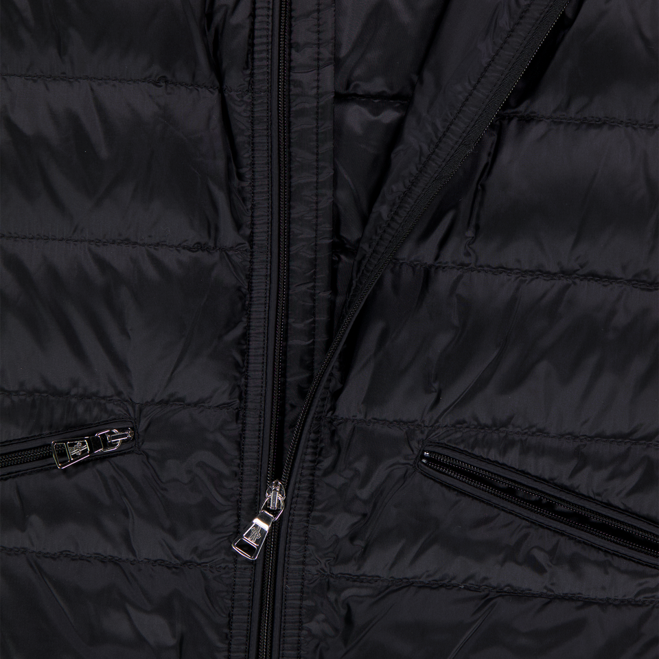 Moncler Gui Kinder Jungen Bodywarmer In Schwarz
