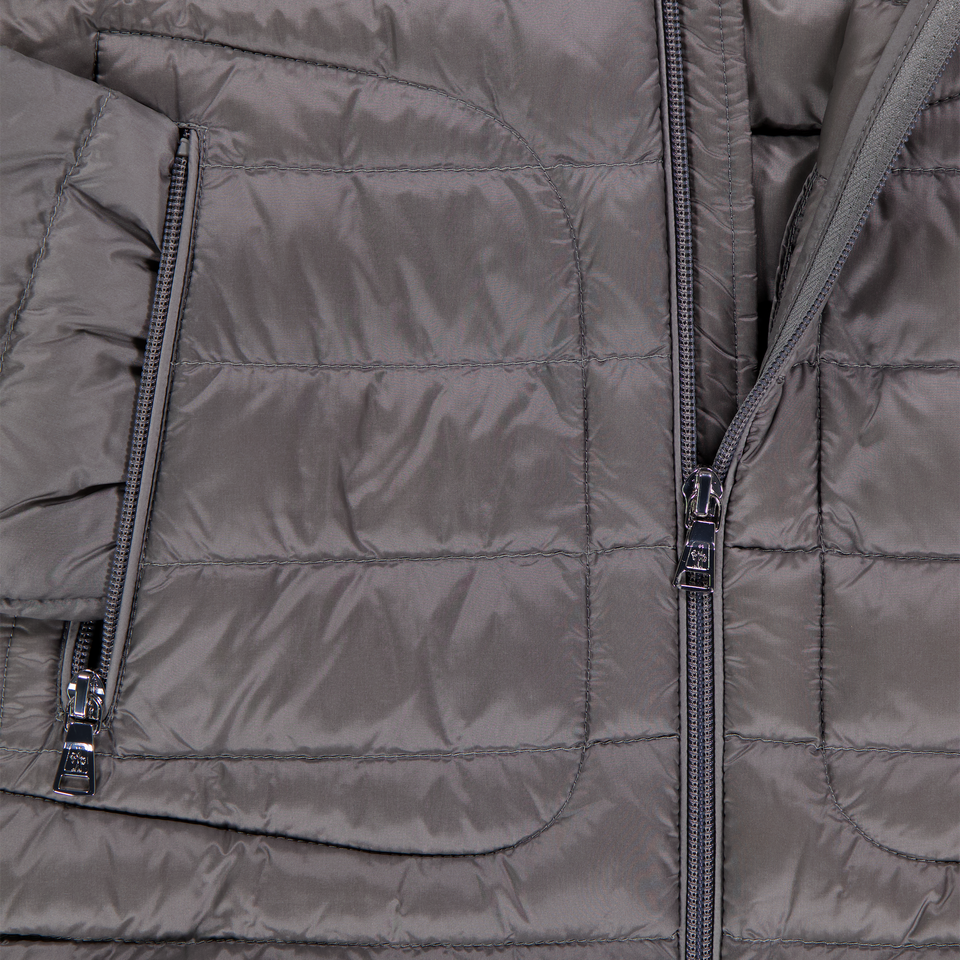 Moncler Lauros Kinder Chicos Entre chaqueta Gris