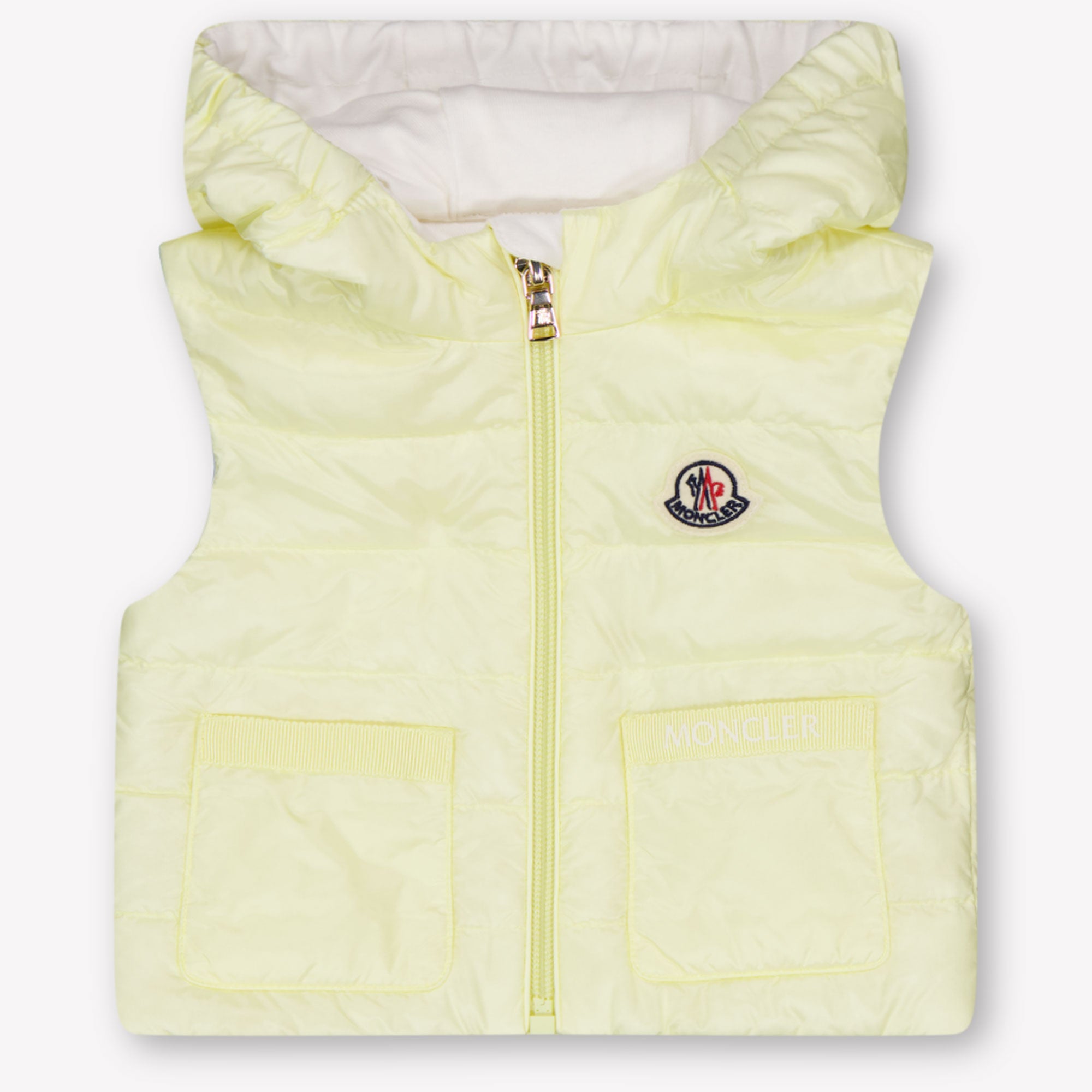 Moncler Lia Baby Meisjes Bodywarmer In Geel
