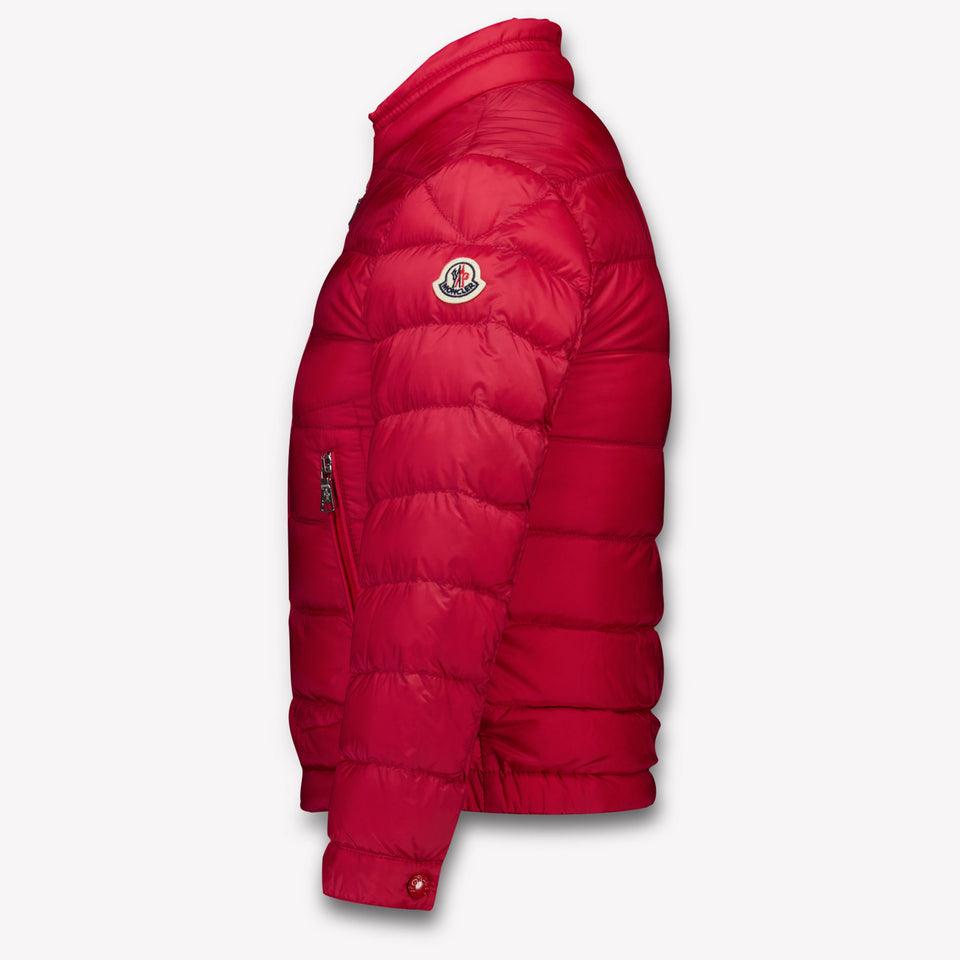 Moncler niños Chicos Entre chaqueta Rojo